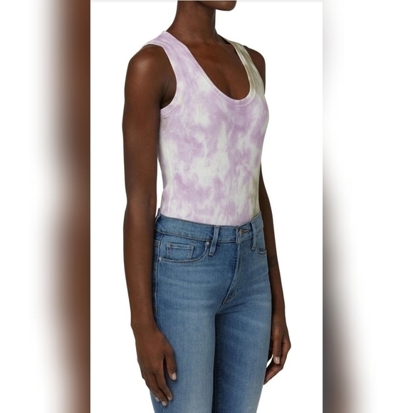 Hudson Jeans Tie Dye Back Cutout Bodysuit - Picture 4 of 5